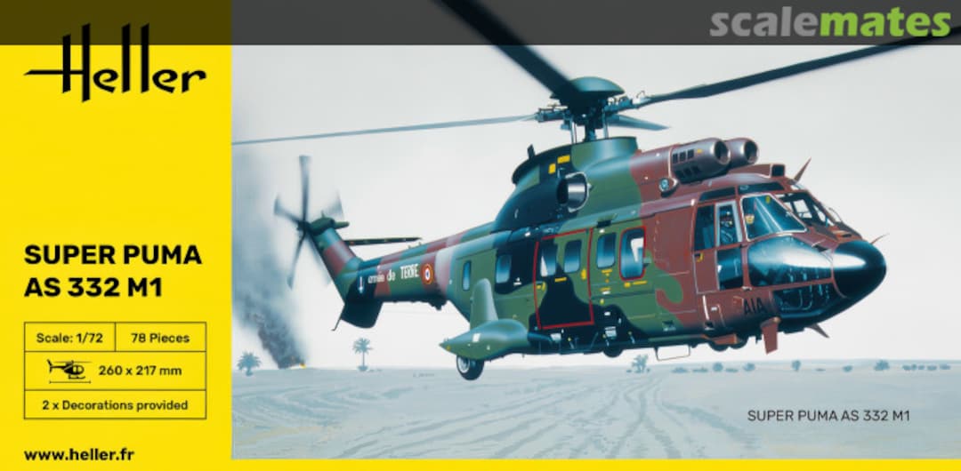 Boxart Super Puma AS 332 M1 80367 Heller Boxart Super Puma AS 332 M1 80367 Heller