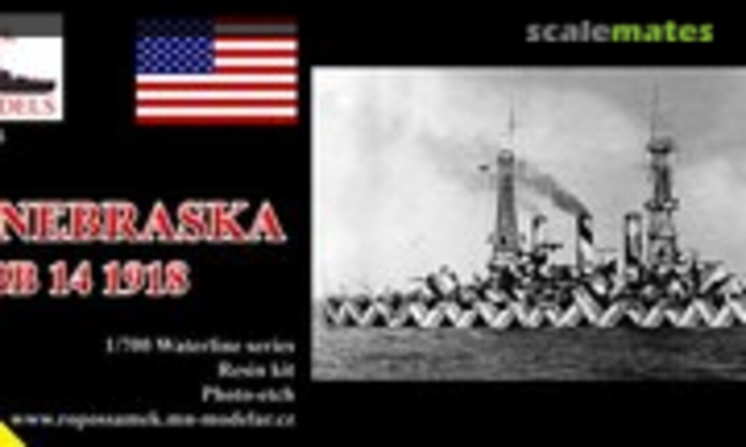 1:700 USS Nebraska BB 14 1918 (ROP o.s. Samek Models S700/085) S700/085