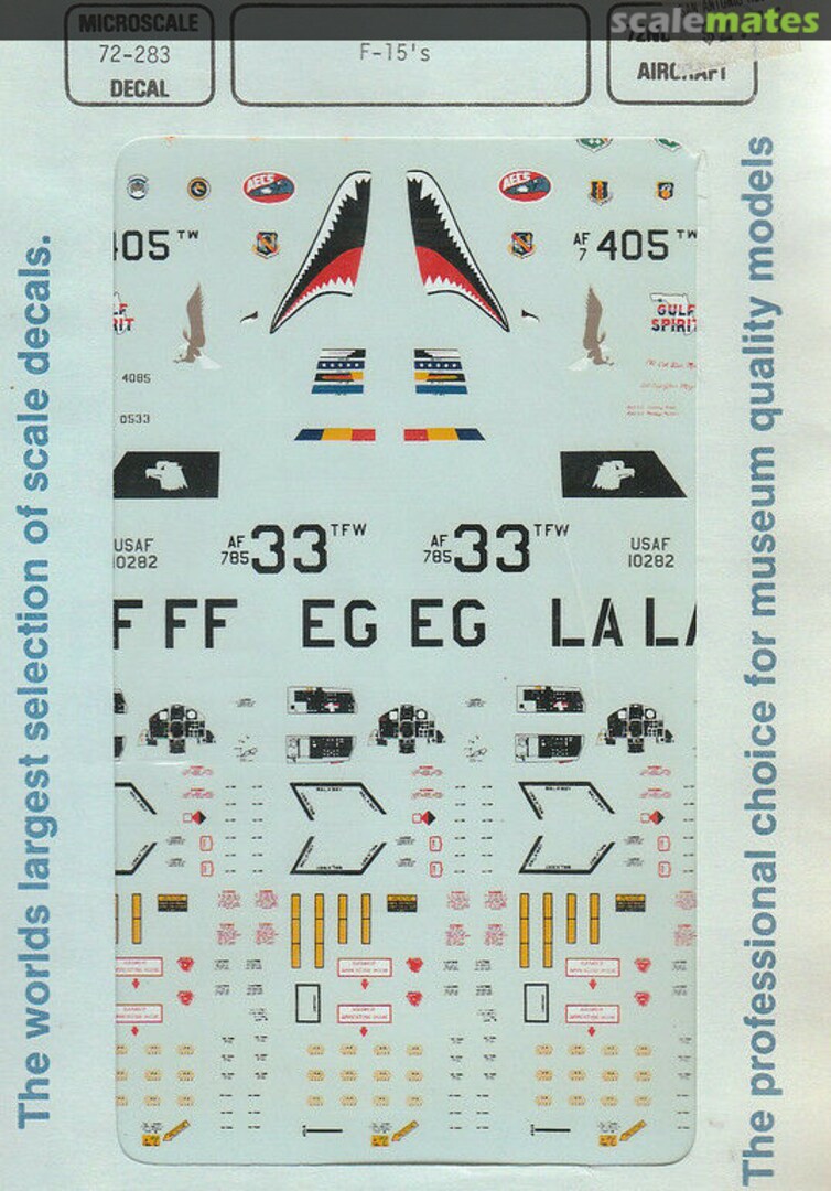 Boxart F-15's 72-283 Microscale Boxart F-15's 72-283 Microscale