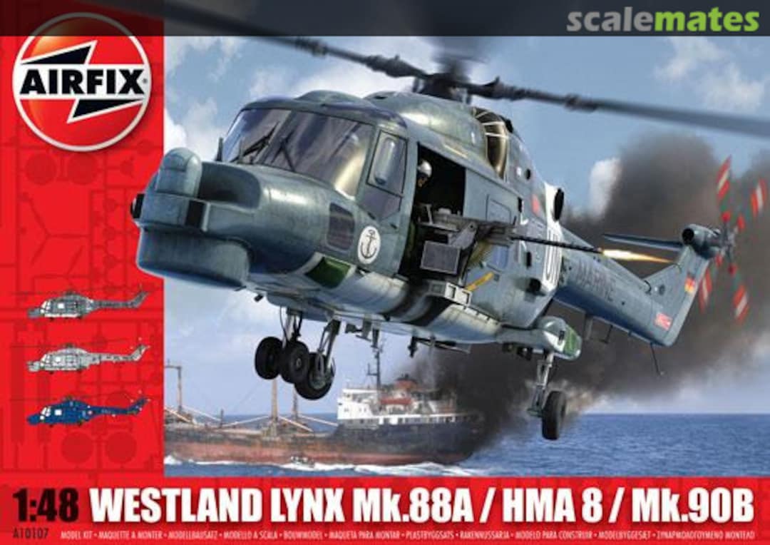 Boxart Westland Lynx Mk.88A/HMA 8/Mk.90B A10107 Airfix Boxart Westland Lynx Mk.88A/HMA 8/Mk.90B A10107 Airfix