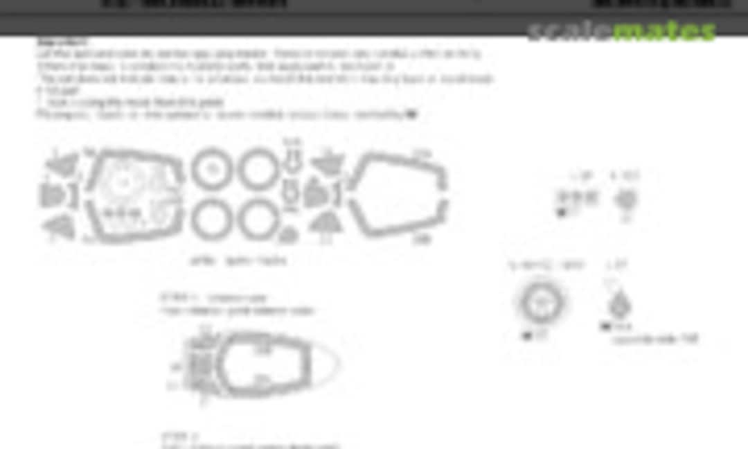 1:48 Supermarine Spitfire F22/24, MkXVIe EXPERT kabuki masks (New Ware NWAM0431) NWAM0431