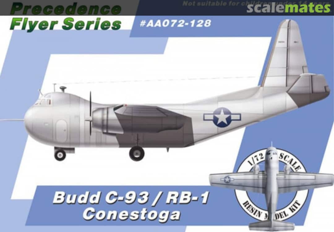 Boxart Budd C-93/RB-1 Conestoga AA-2128 Anigrand Craftswork Boxart Budd C-93/RB-1 Conestoga AA-2128 Anigrand Craftswork