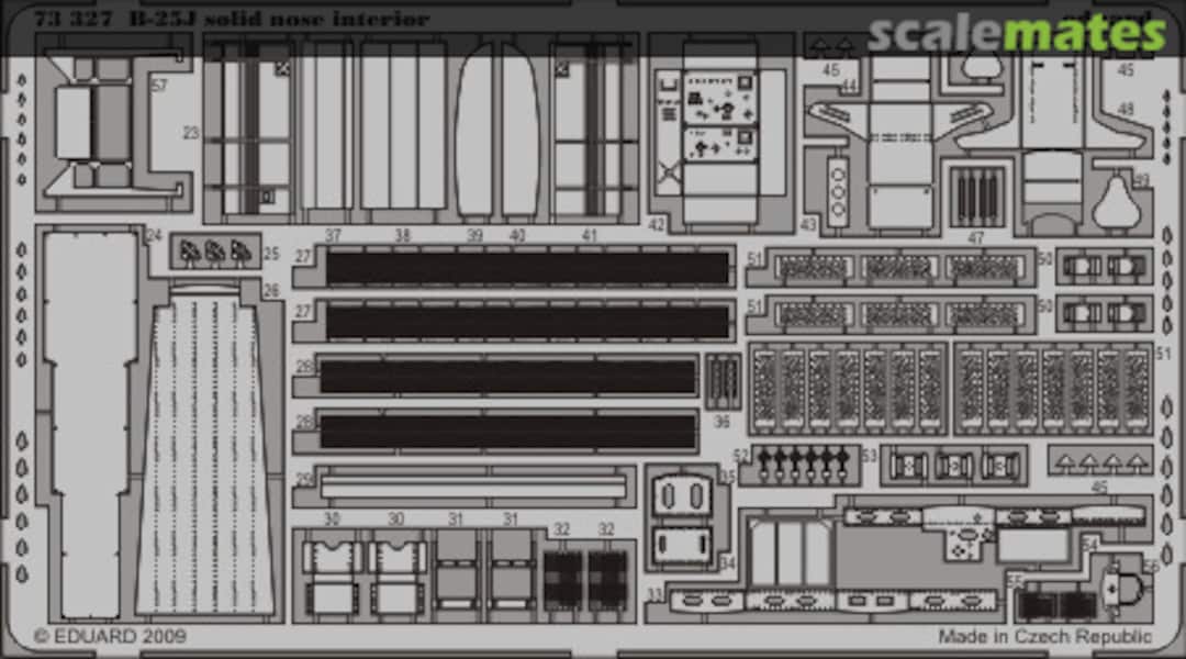 Boxart B-25J solid nose interior S.A., part 1+2 73327 Eduard Boxart B-25J solid nose interior S.A., part 1+2 73327 Eduard
