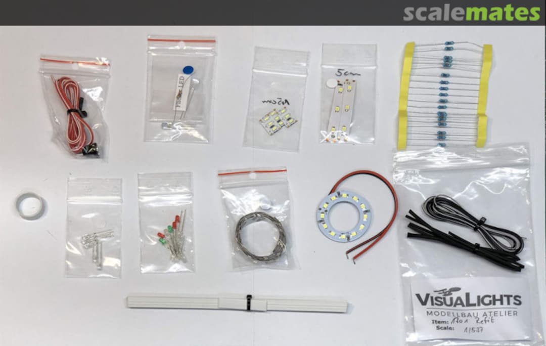 Boxart Enterprise 1701 LED Lighting Kit for AMT, Polar Lights 1701-REFIT VisuaLights Boxart Enterprise 1701 LED Lighting Kit for AMT, Polar Lights 1701-REFIT VisuaLights