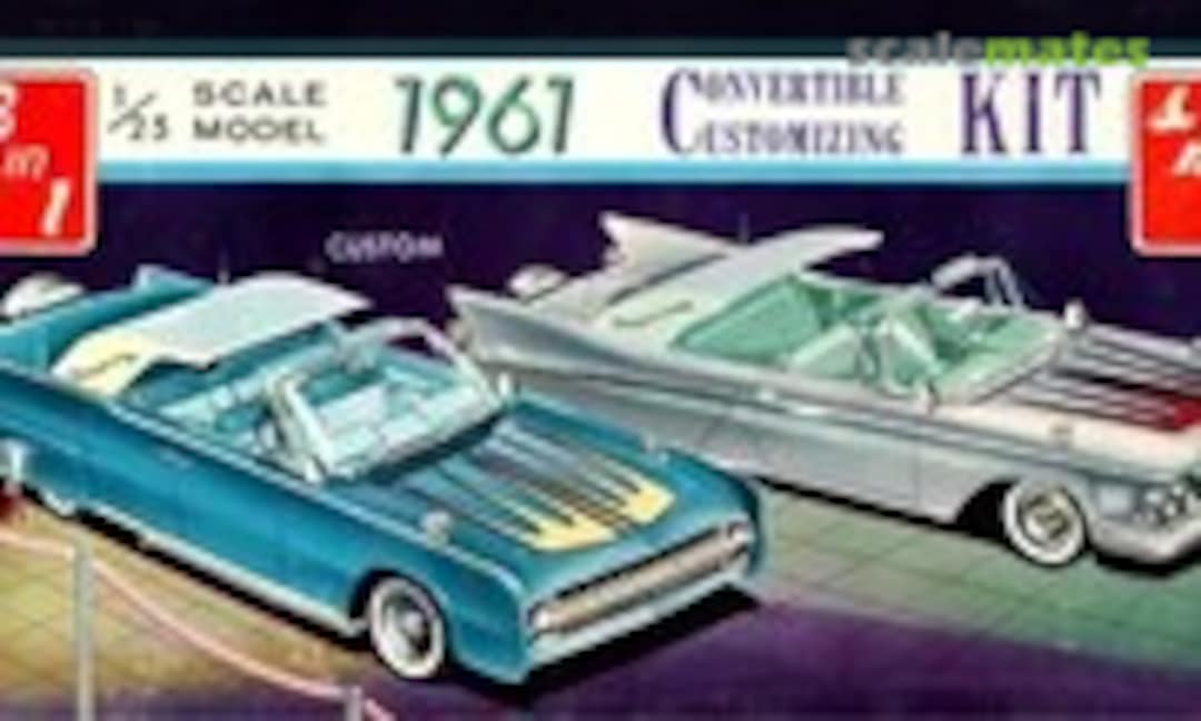 1:25 1961 Lincoln Continental Four Door Convertible (SMP K-411)