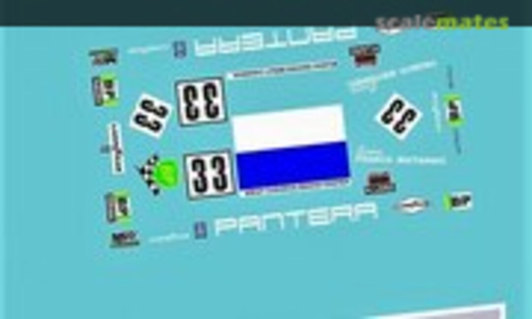 1:24 De Tomaso Pantera GT4 #2824 "BP" (Atalaya Slot Decals ADLM19) ADLM19