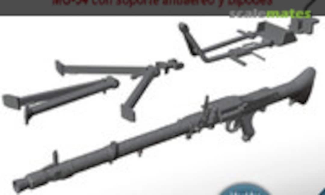 1:35 MG-34 with AA Mount and Bipods (Ammo by Mig Jimenez A.MIG-8103) A.MIG-8103