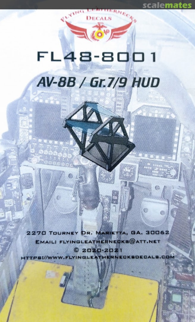 Boxart AV-8B/Harrier GR.7/9 HUD FL48-8001 Flying Leathernecks Boxart AV-8B/Harrier GR.7/9 HUD FL48-8001 Flying Leathernecks