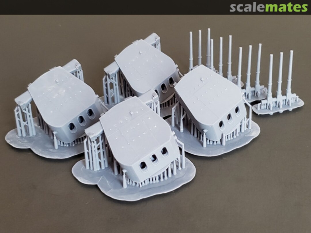 Boxart Cleveland class 6"/47 cal. Turrets, late 192-CL55 turrets late Model Monkey Boxart Cleveland class 6"/47 cal. Turrets, late 192-CL55 turrets late Model Monkey