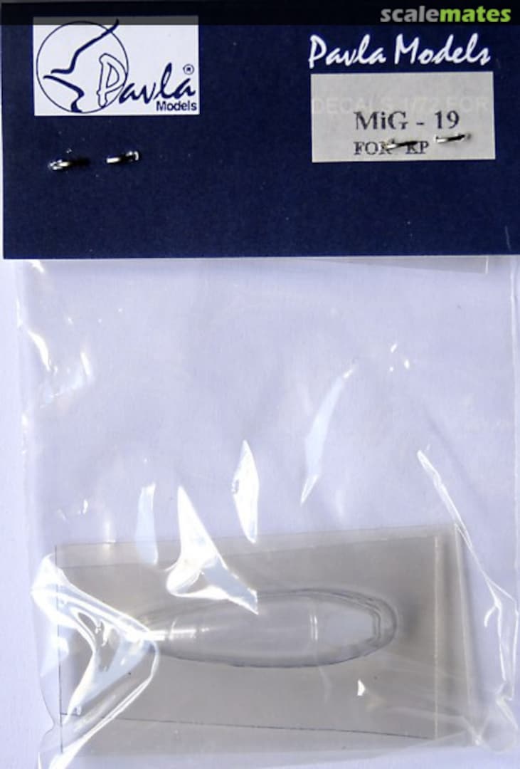 Boxart MiG-19 V72-21 Pavla Models