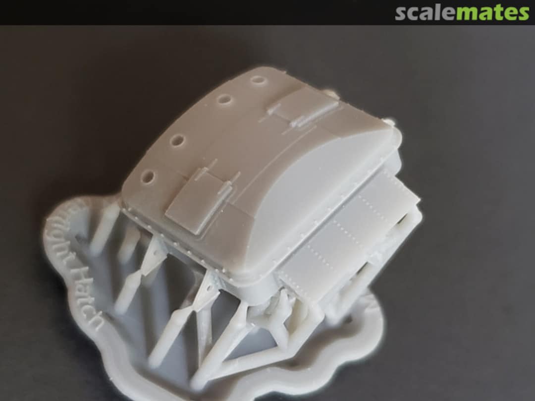 Boxart RMS Titanic Forecastle Watertight Hatch 250-Titanic hatch Model Monkey