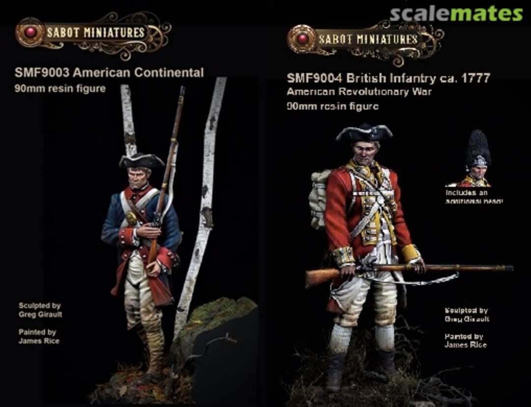 Boxart Continental and British Infantry Soldier Set SMFAWI01 Sabot Miniatures
