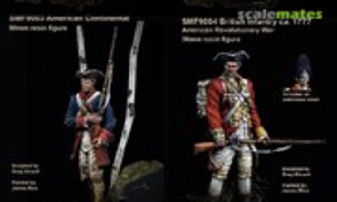 90mm Continental and British Infantry Soldier Set (Sabot Miniatures SMFAWI01) SMFAWI01