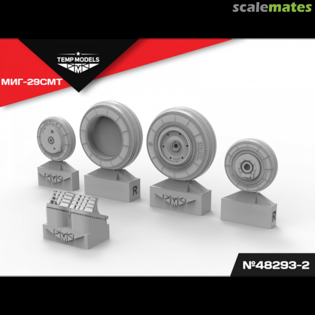 Boxart Chassis Wheels Mig-29 SMT 3D 48293-2 Tempmodels Boxart Chassis Wheels Mig-29 SMT 3D 48293-2 Tempmodels