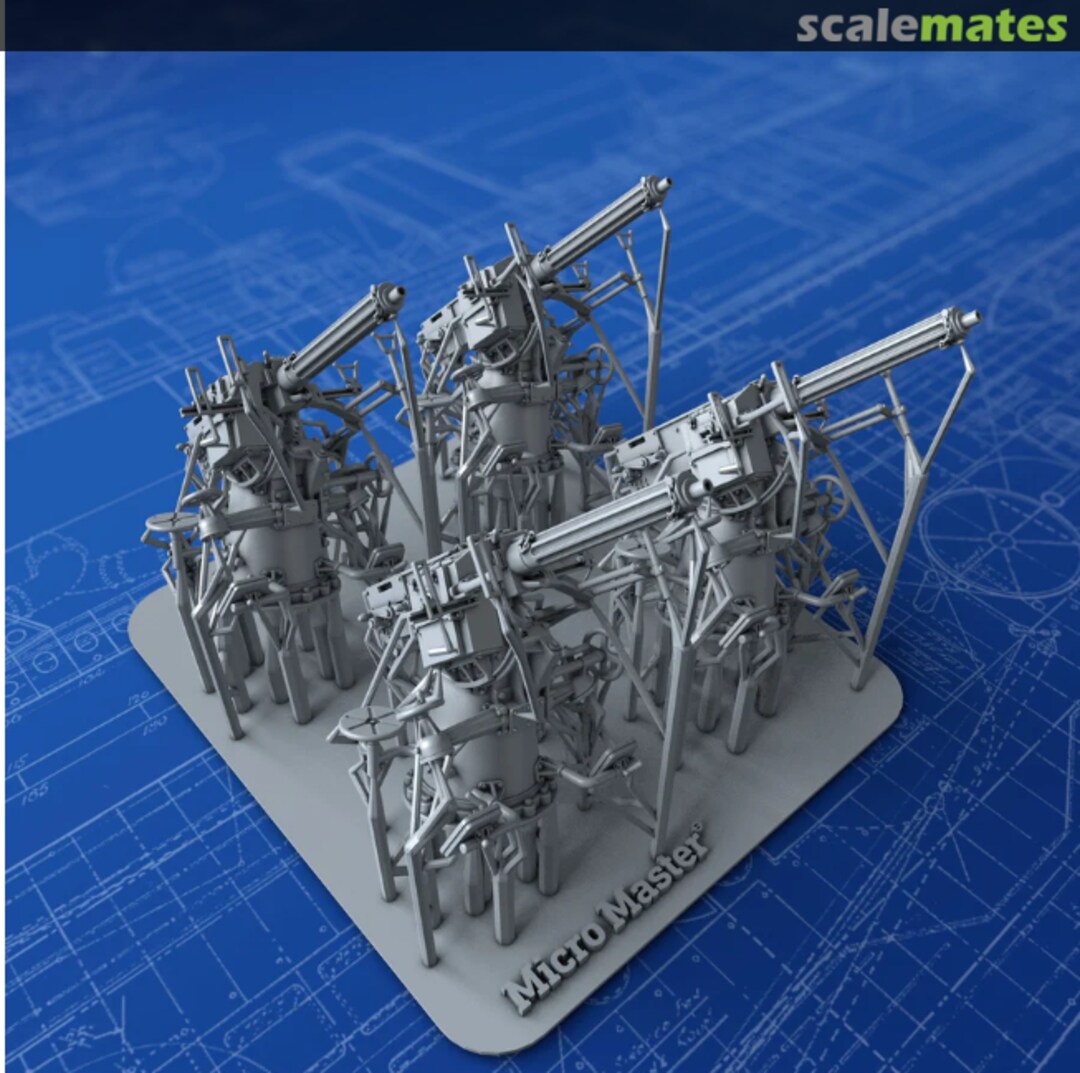 Boxart 2-pdr 4cm/39 (1.575") QF MKII on HA MKII Mount MM1240P Micro Master Boxart 2-pdr 4cm/39 (1.575") QF MKII on HA MKII Mount MM1240P Micro Master