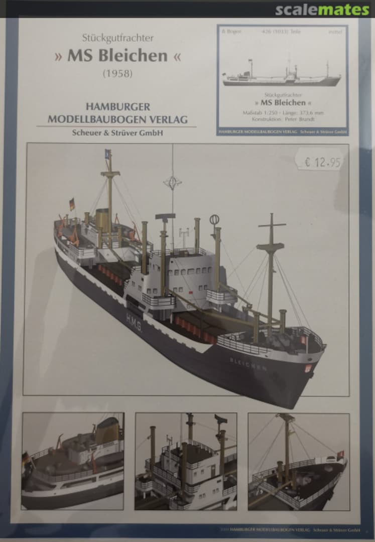 Boxart MS Bleichen 3374 HMV Hamburger Modellbaubogen Verlag Boxart MS Bleichen 3374 HMV Hamburger Modellbaubogen Verlag