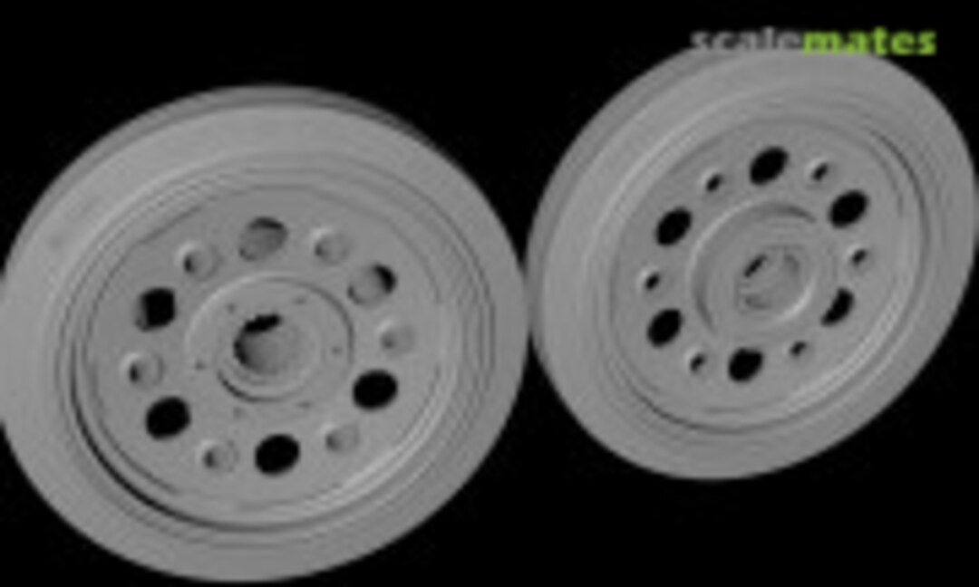 1:16 Set of Road Wheels for Panzer/StuG III - Continental - No Caps (EMP3d 16041204) 16041204