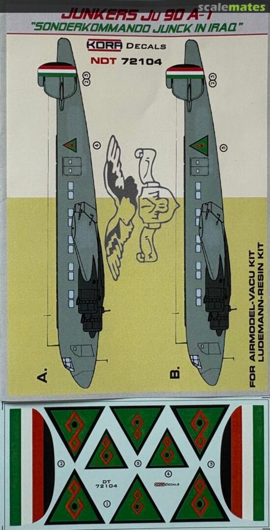 Boxart Junkers Ju 90 A-1 NDT72104 Kora Models Boxart Junkers Ju 90 A-1 NDT72104 Kora Models