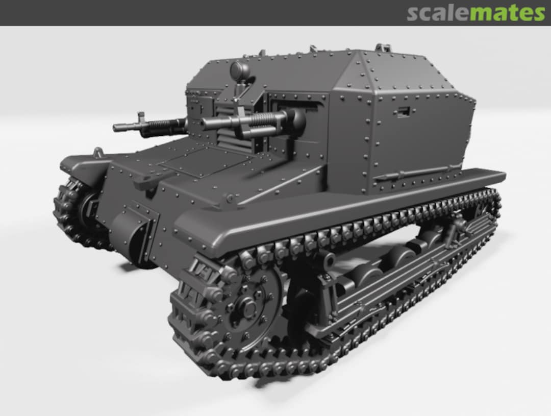 Boxart Tankette LT vz.33 (P-I) - open hatch 72011402 EMP3d