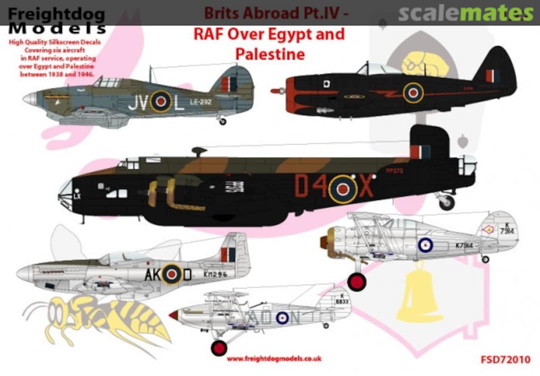 Boxart Brits Abroad Pt.IV - RAF over Egypt and Palestine FSD72010 Freightdog Models Boxart Brits Abroad Pt.IV - RAF over Egypt and Palestine FSD72010 Freightdog Models