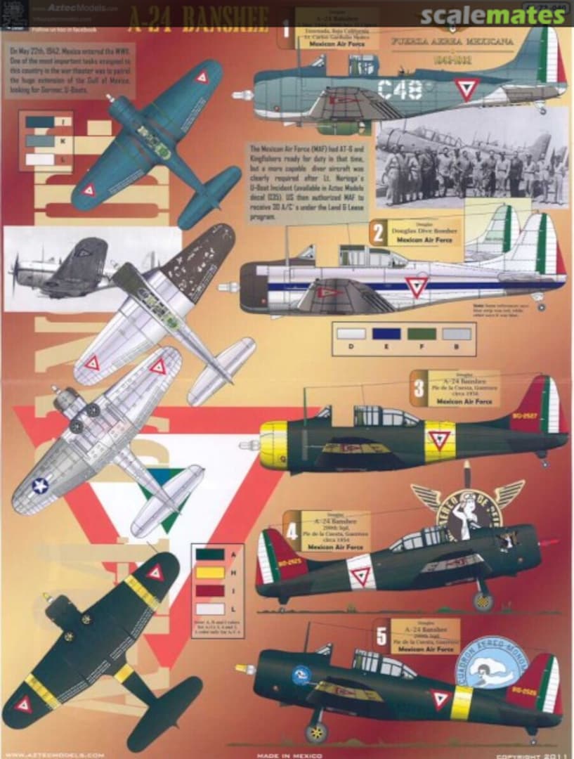 Boxart A-24 Banshee 48-040 Aztec Models Boxart A-24 Banshee 48-040 Aztec Models