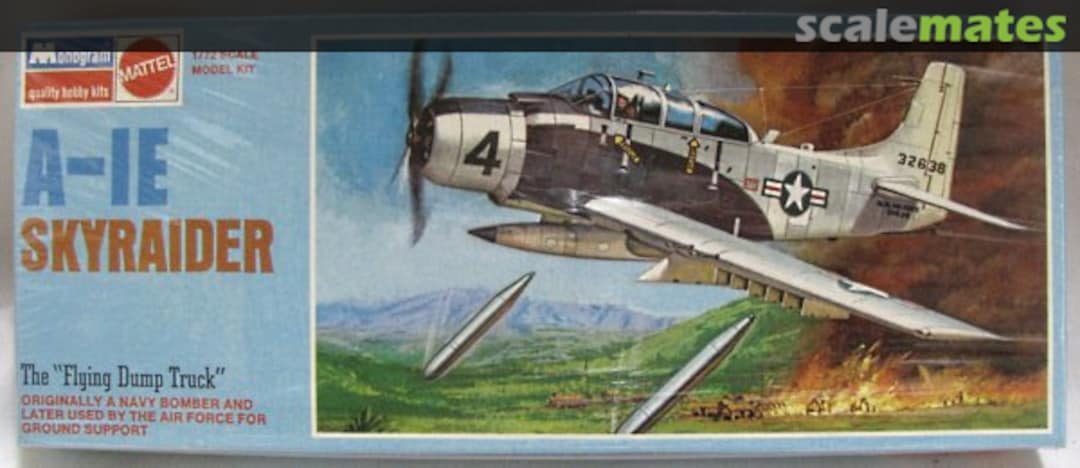 Boxart A-1E Skyraider 6807 Monogram/Mattel Boxart A-1E Skyraider 6807 Monogram/Mattel