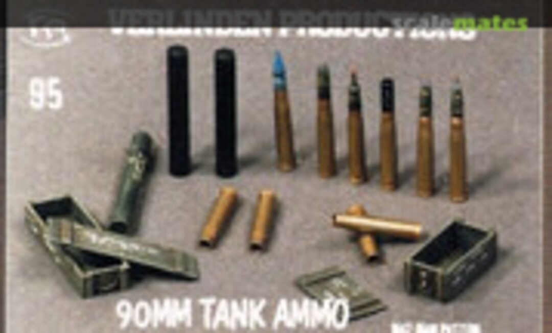 1:35 90mm Tank Ammo (Verlinden Productions 95) 95