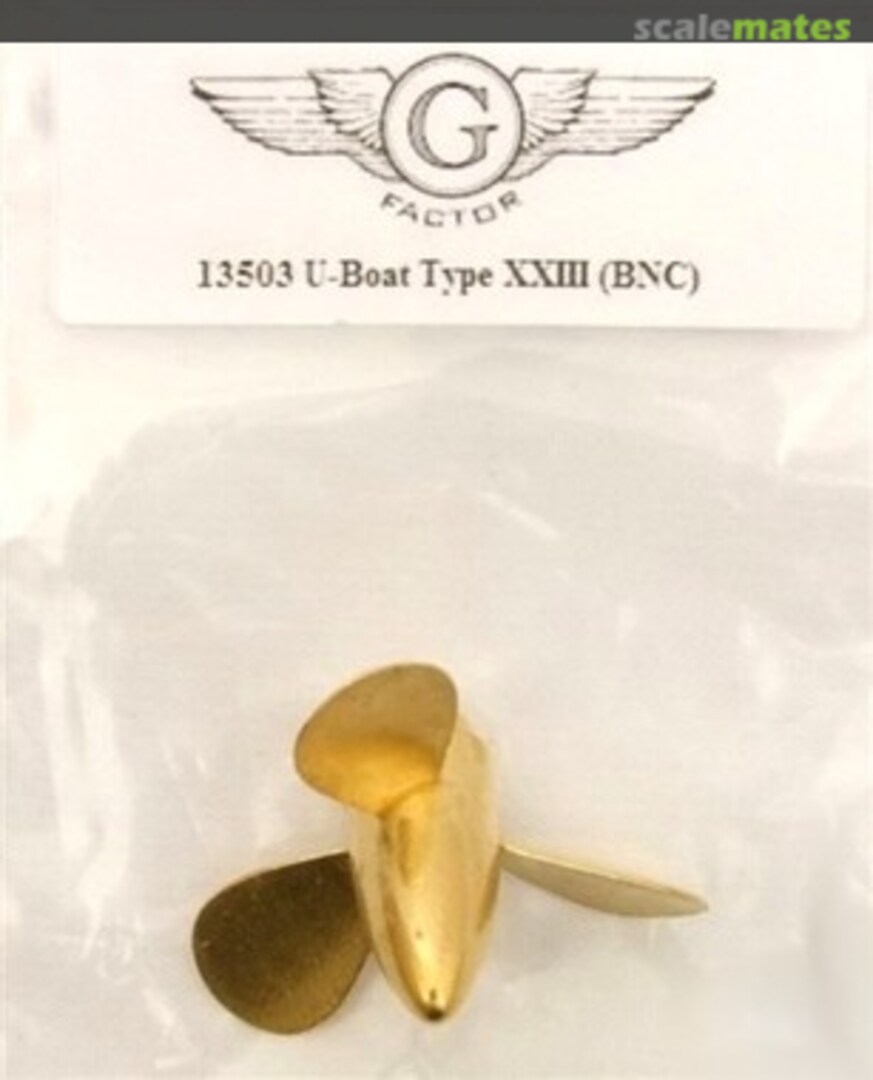 Boxart Type XXIII U-Boat - Propeller 13503 G Factor Boxart Type XXIII U-Boat - Propeller 13503 G Factor