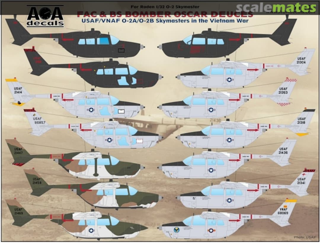 Boxart FAC & BS Bomber Oscar Deuces 32-025 AOA decals Boxart FAC & BS Bomber Oscar Deuces 32-025 AOA decals