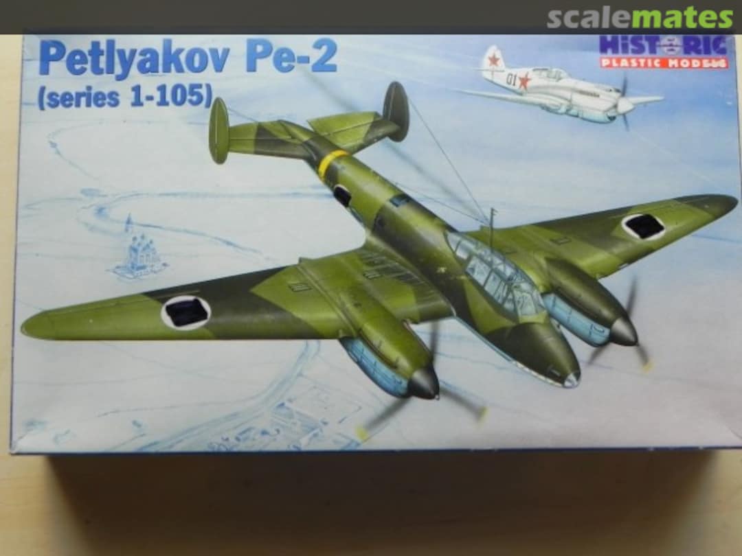Boxart Petlyakov Pe-2 (series 1-105) 48-007 Historic Plastic Models Boxart Petlyakov Pe-2 (series 1-105) 48-007 Historic Plastic Models