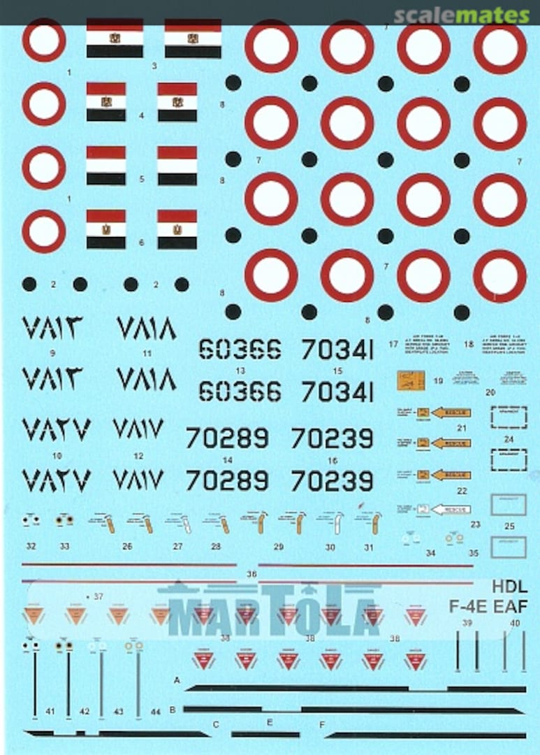 Boxart Egyptian Air Force F-4E Phantom II "Pharaoh's Ghosts" 72-063 Hi-Decal Line Boxart Egyptian Air Force F-4E Phantom II "Pharaoh's Ghosts" 72-063 Hi-Decal Line