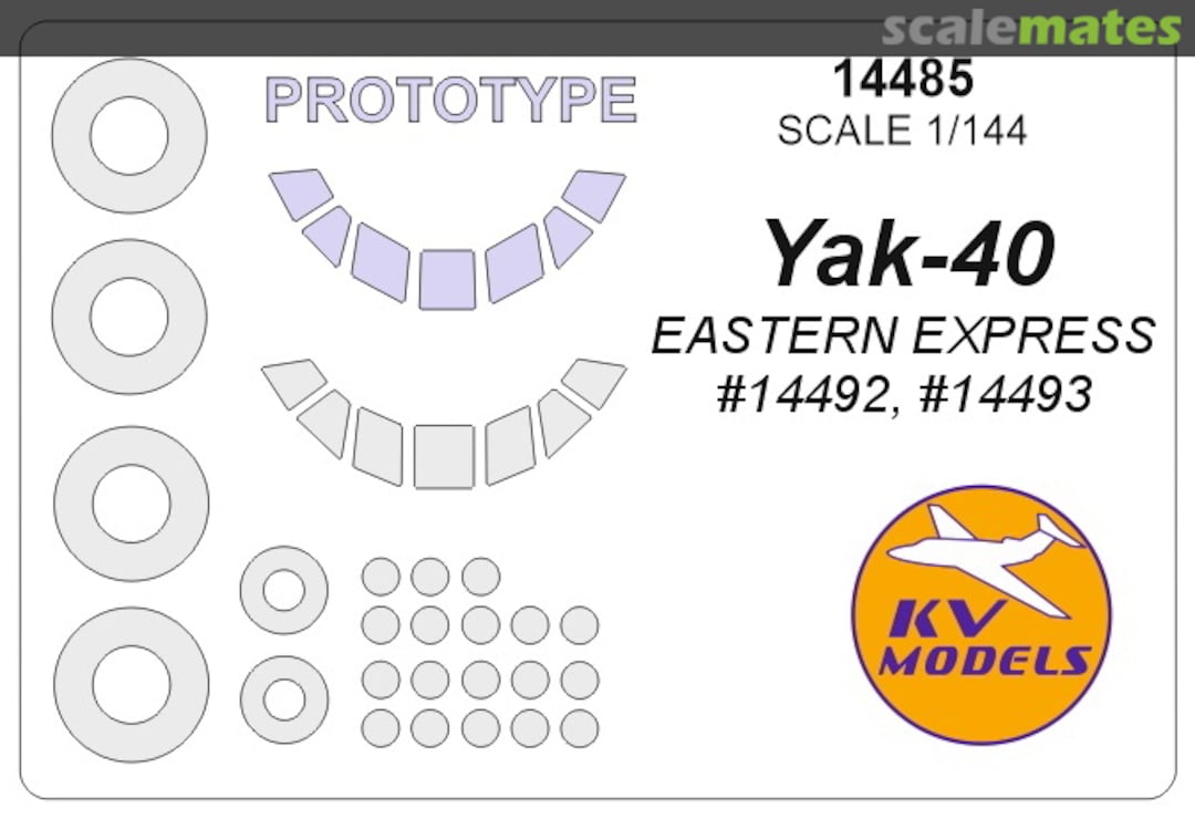 Boxart Yak-40 14485 KV Models Boxart Yak-40 14485 KV Models