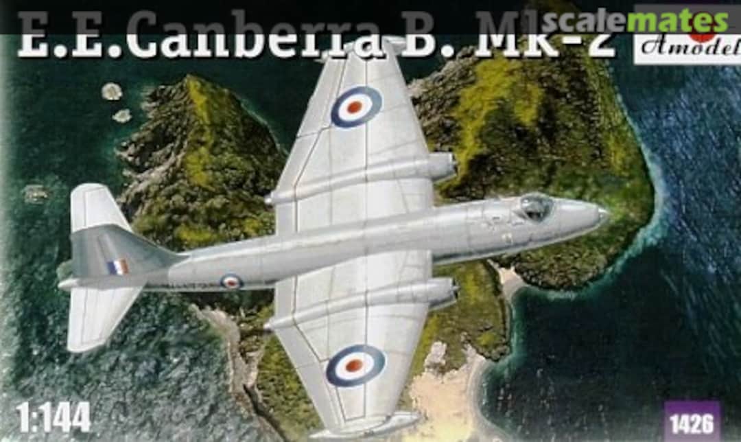 Boxart E.E. Canberra B. Mk-2 1426 Amodel Boxart E.E. Canberra B. Mk-2 1426 Amodel
