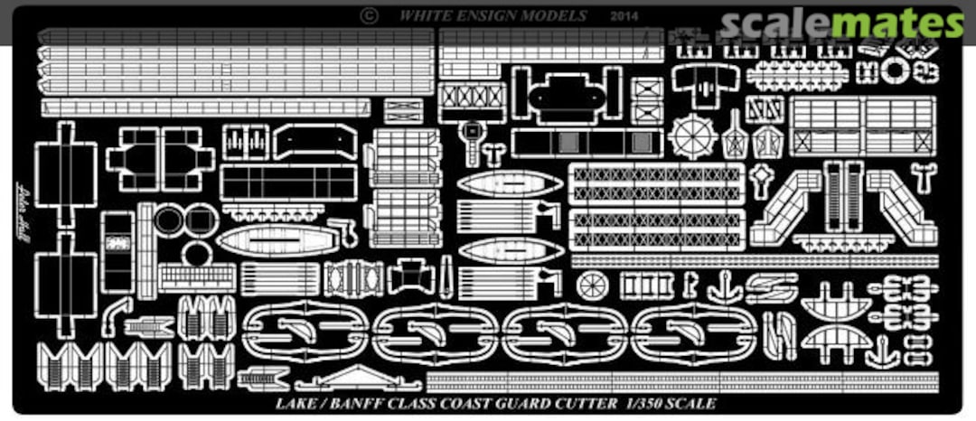 Boxart Lake-class Cutter/Banff-class Escort Sloop Photo-etched parts PE 35176 White Ensign Models