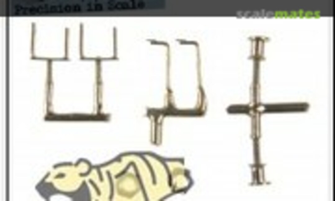 1:16 Tow-Cable Holder Set for Jagdpanther (SCHUMO-Kits JPA0013) JPA0013