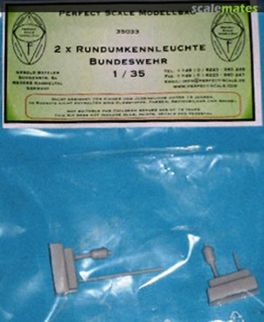 Boxart Rundumkennleuchte RKL 35033 Perfect Scale Modellbau Boxart Rundumkennleuchte RKL 35033 Perfect Scale Modellbau