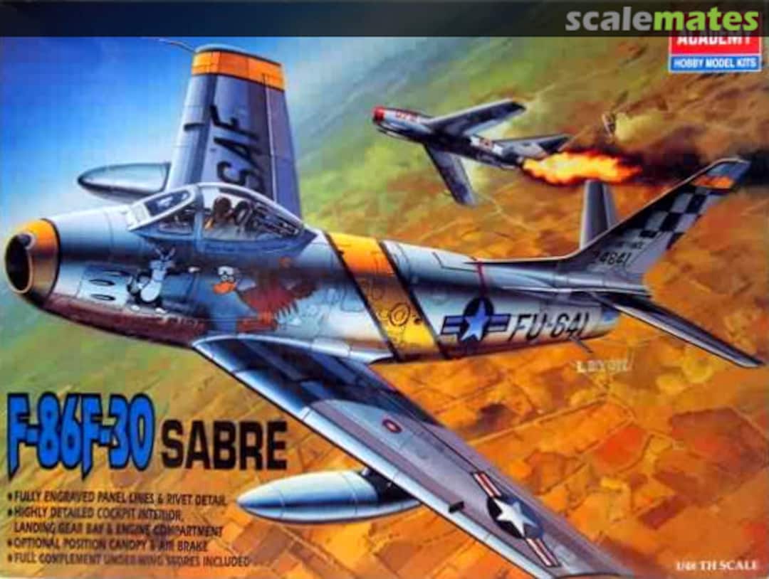 Boxart F-86F-30 Sabre 2162 Academy Boxart F-86F-30 Sabre 2162 Academy