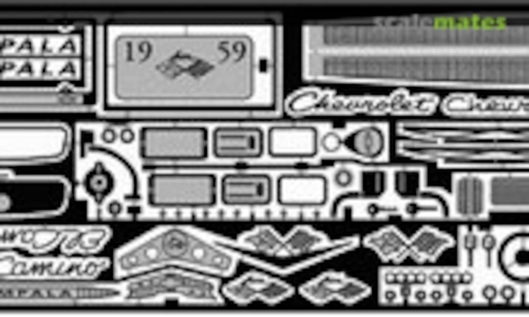 1:25 1959 Chevrolet Impala Detail Set for RMX (Photo Etched) (The Model Car Garage MCG-2079) MCG-2079