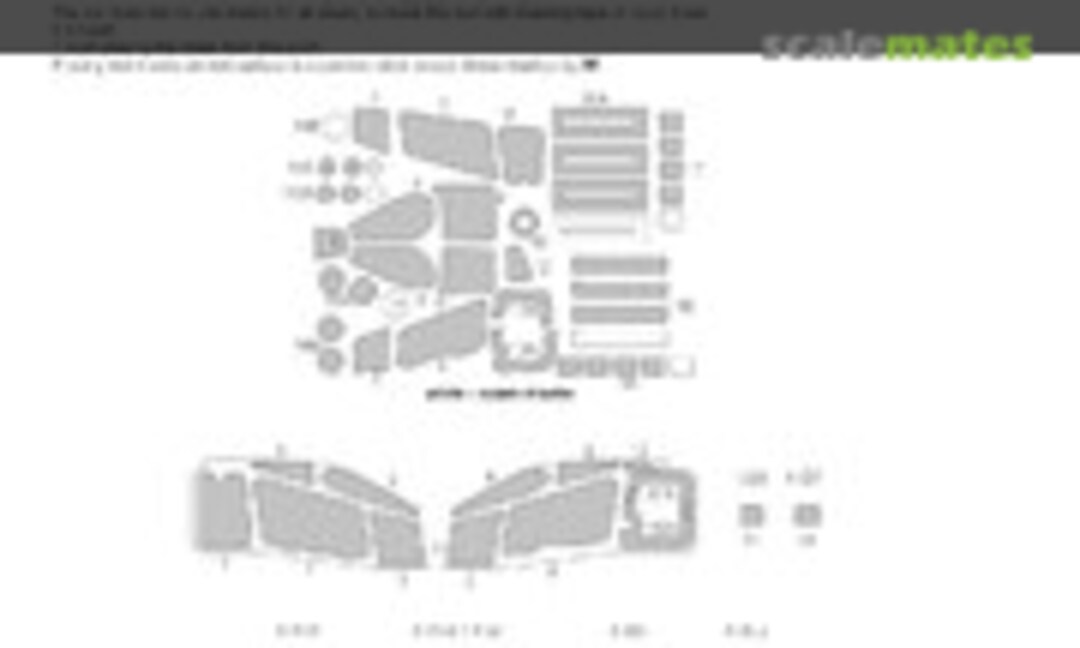 1:72 Mi-24A Hind BASIC kabuki masks (New Ware NWAM0530) NWAM0530