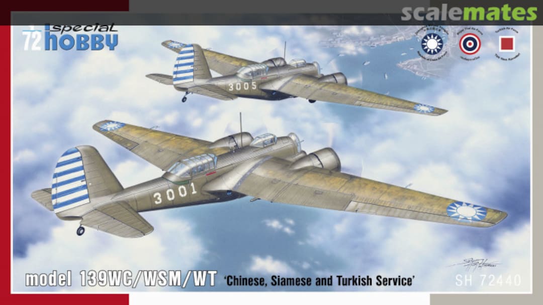 Boxart Model 139WC/WSM/WT SH72440 Special Hobby Boxart Model 139WC/WSM/WT SH72440 Special Hobby