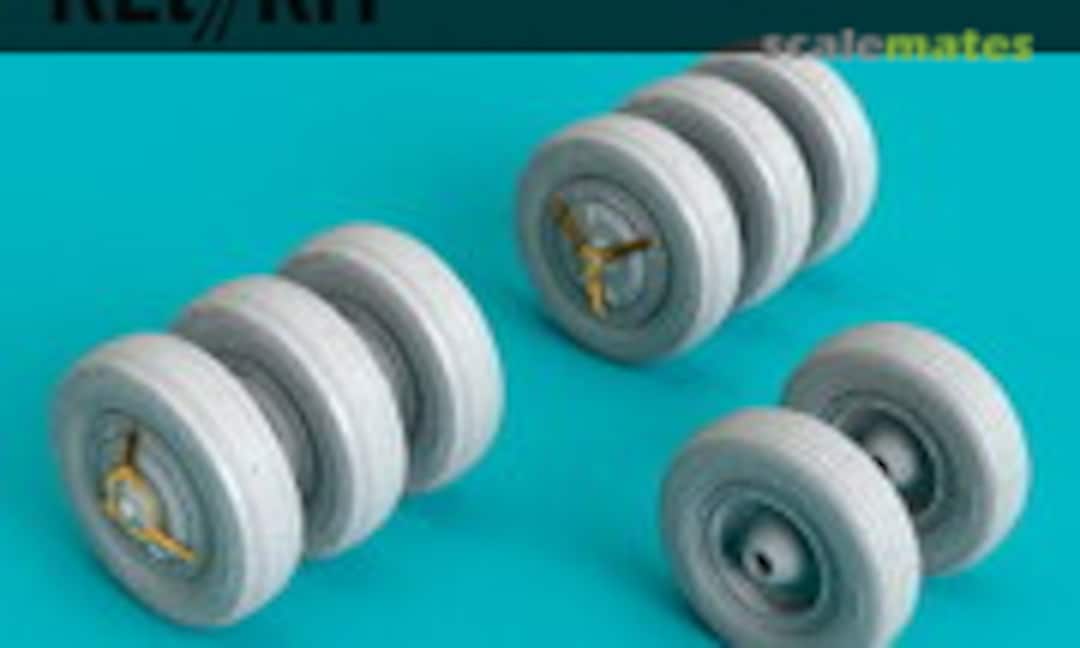 1:48 SR-71 Blackbird wheels set (weighted) (ResKit RS48-0355) RS48-0355