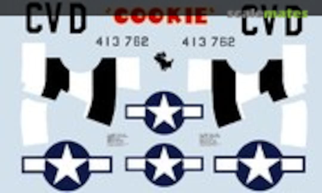 1:48 P-51D Mustangs (Microscale 48-948)