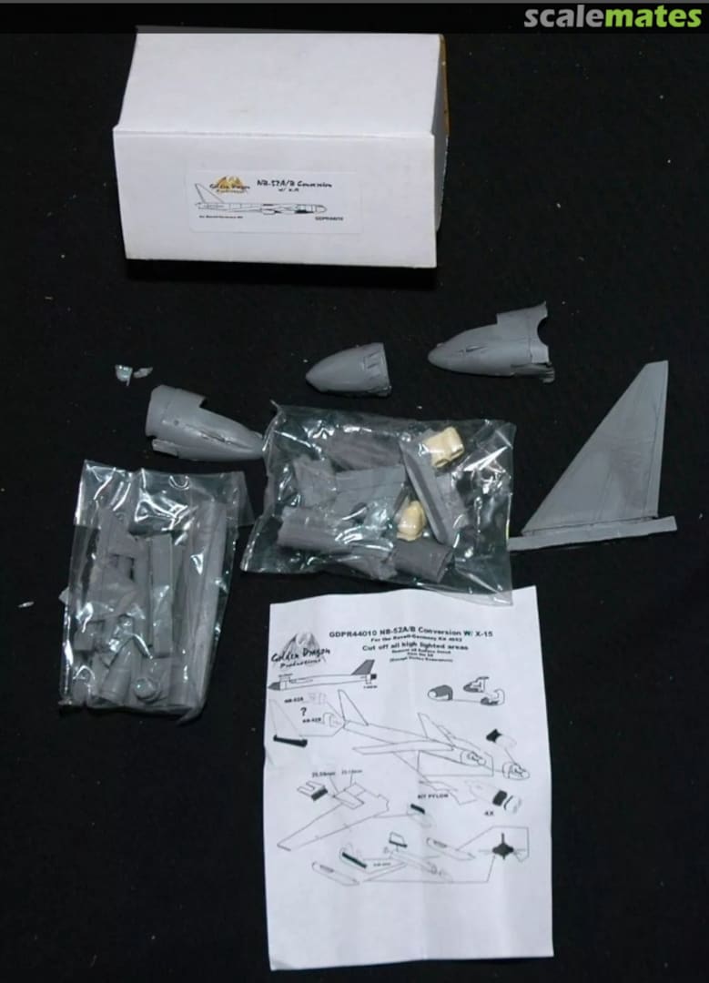 Boxart NB-52A/B Conversion w/ X-15 GDPR44010 Golden Dragon Productions Boxart NB-52A/B Conversion w/ X-15 GDPR44010 Golden Dragon Productions