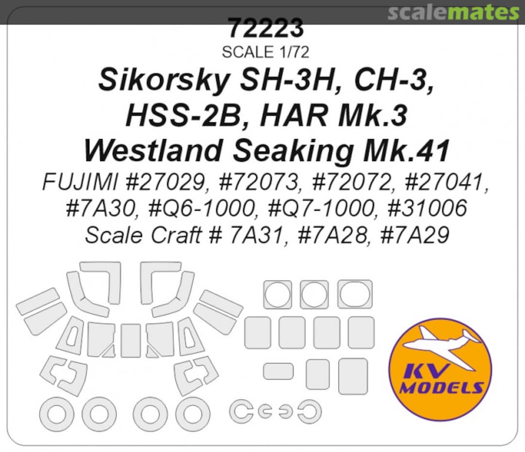 Boxart SH-3H / CH-3 / HSS-2B / Westland Seaking Mk.41 72223 KV Models