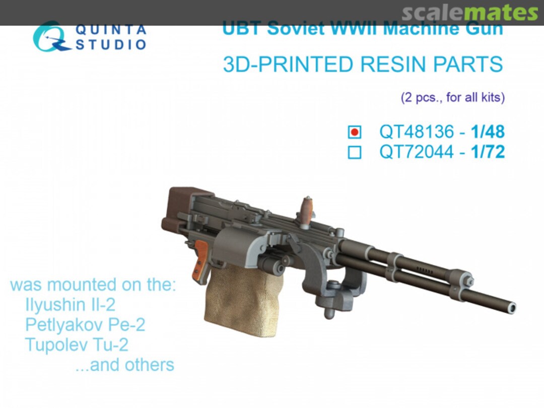 Boxart UBT Soviet WWII Machine Gun QT48136 Quinta Studio
