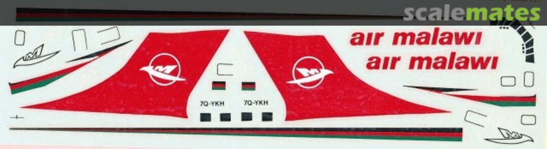 Boxart Vickers VC10 Air Malawi JSD-102 Jet Set Decals Boxart Vickers VC10 Air Malawi JSD-102 Jet Set Decals