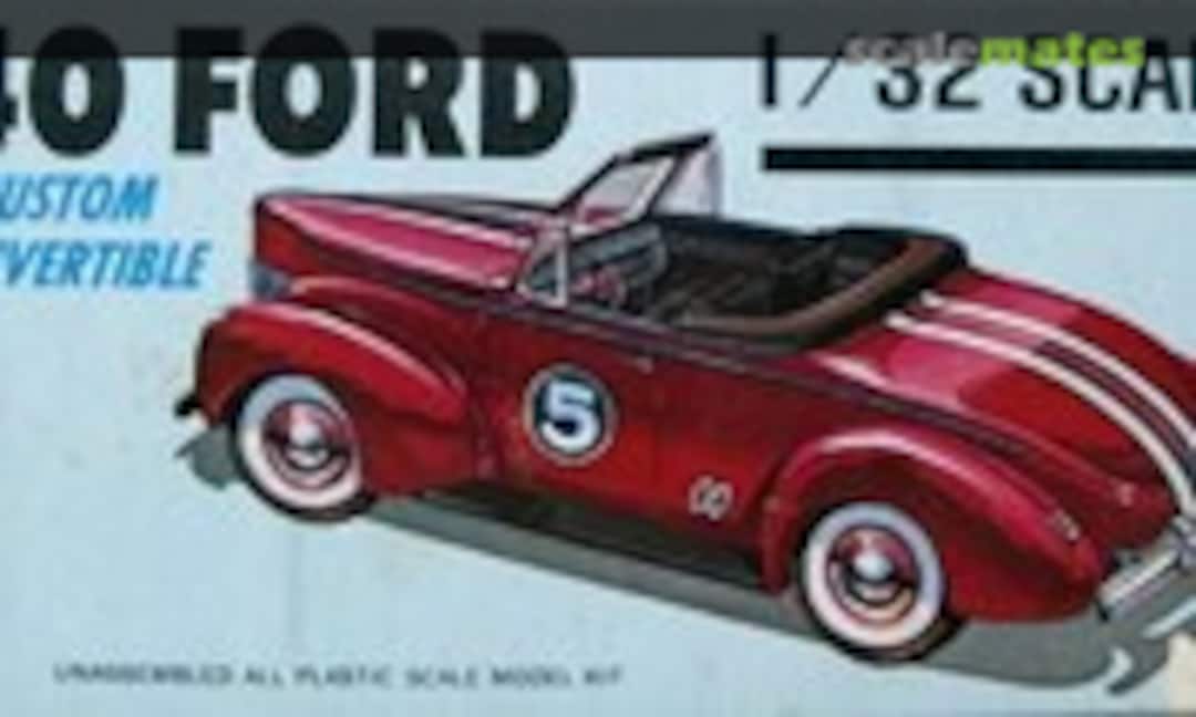 1:32 '40 Ford Custom Convertible (Palmer Plastics 253-39)