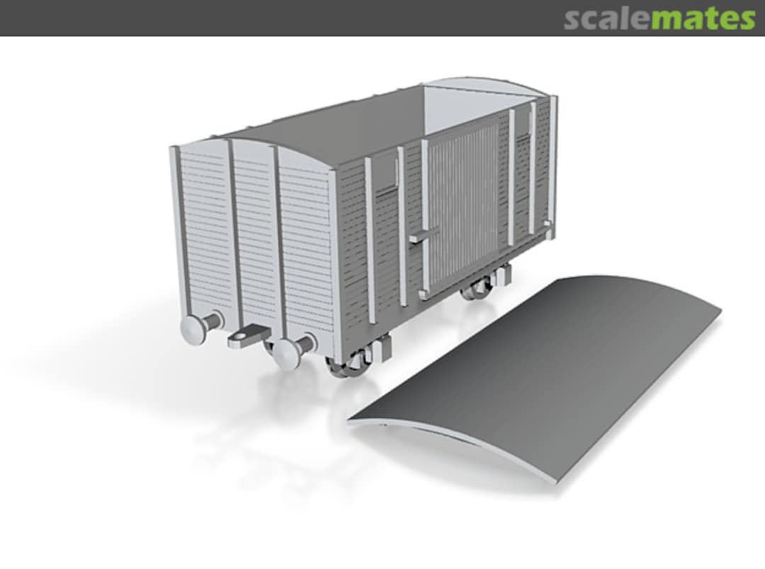 Boxart Soviet 2 axle box car Decapod Models Boxart Soviet 2 axle box car Decapod Models