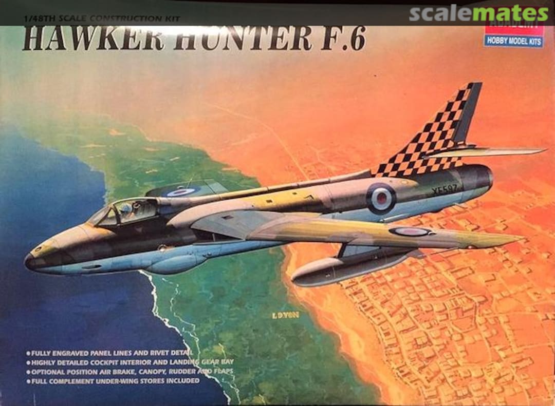 Boxart Hawker Hunter F.6 2164 Academy Boxart Hawker Hunter F.6 2164 Academy