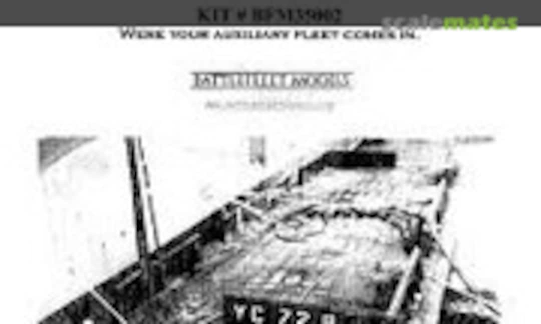 1:350 YC-728 & YC-829 Open Lighter (Non Self Propelled) Barges (Battlefleet Models BFM-35002) BFM-35002